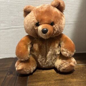 Vintage Setico Teddy Brown Bear Plush 10" Soft Stuffed Animal